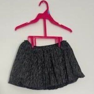 Cat & Jack Girls Tutu Skirt – Black & Silver – NWT – Size 18M